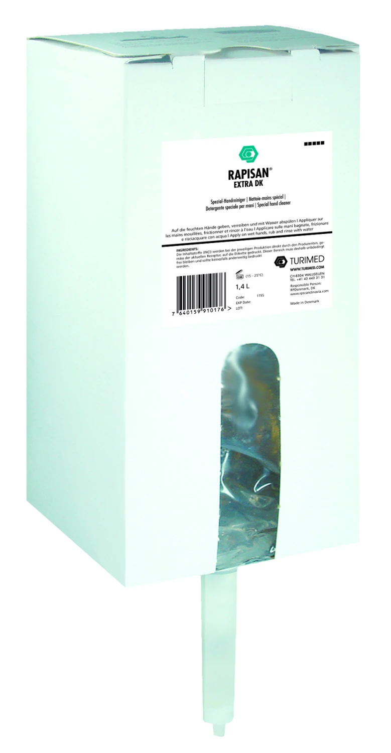 Rapisan Extra DK 1155 Nettoyant spécial pour les mains  8 x 1,4 litre