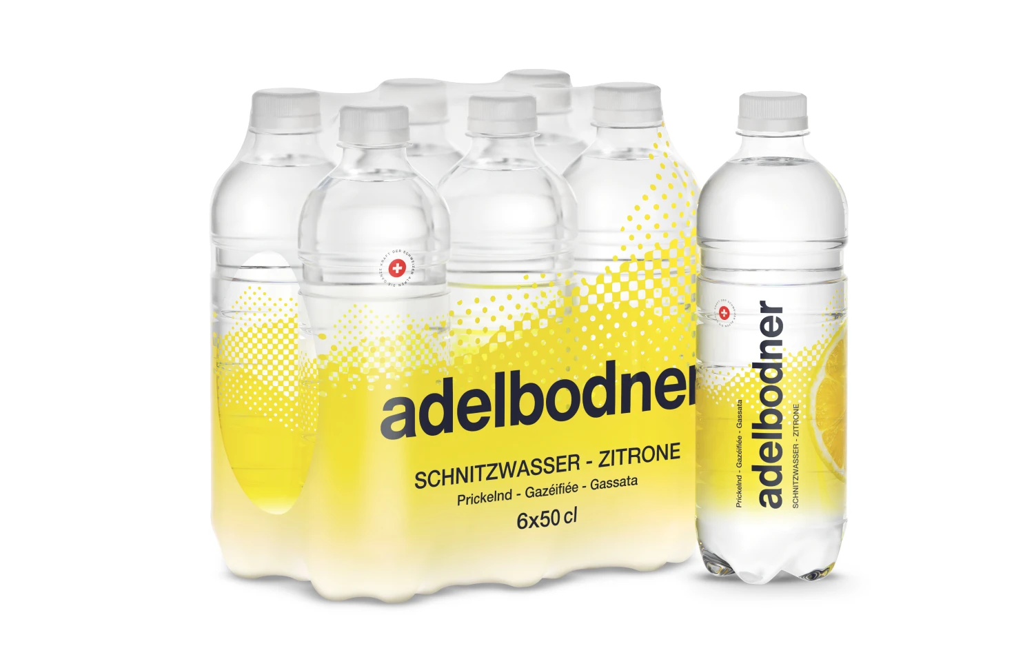ADELBODNER Eau aromatisée Citron 6 x 5 dl