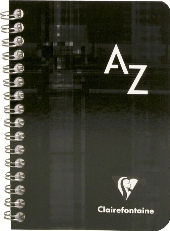 CLAIREFONTAINE Carnet spirale assorti. 9,5 x14cm