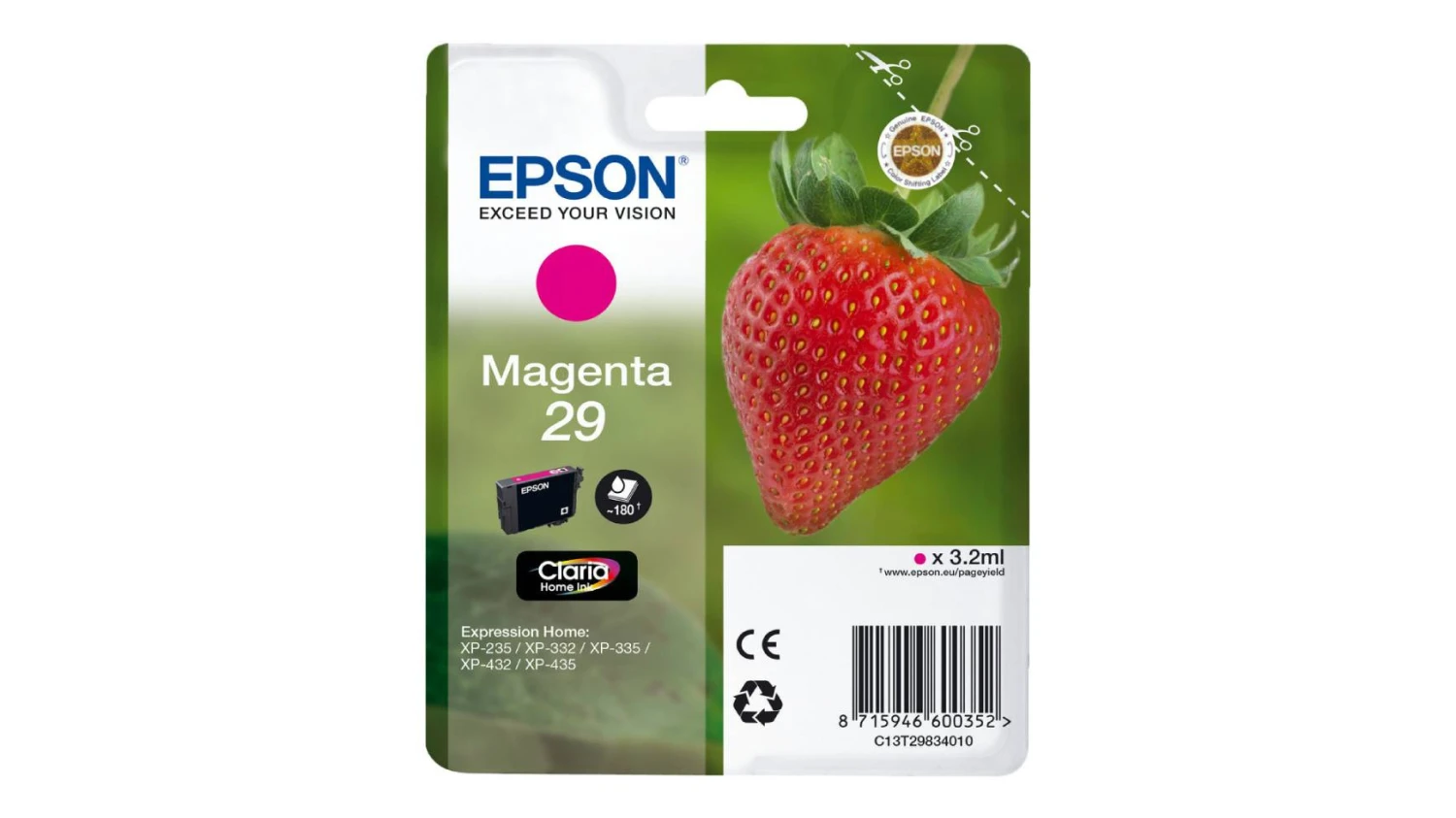 EPSON Tintenpatrone 29 magenta