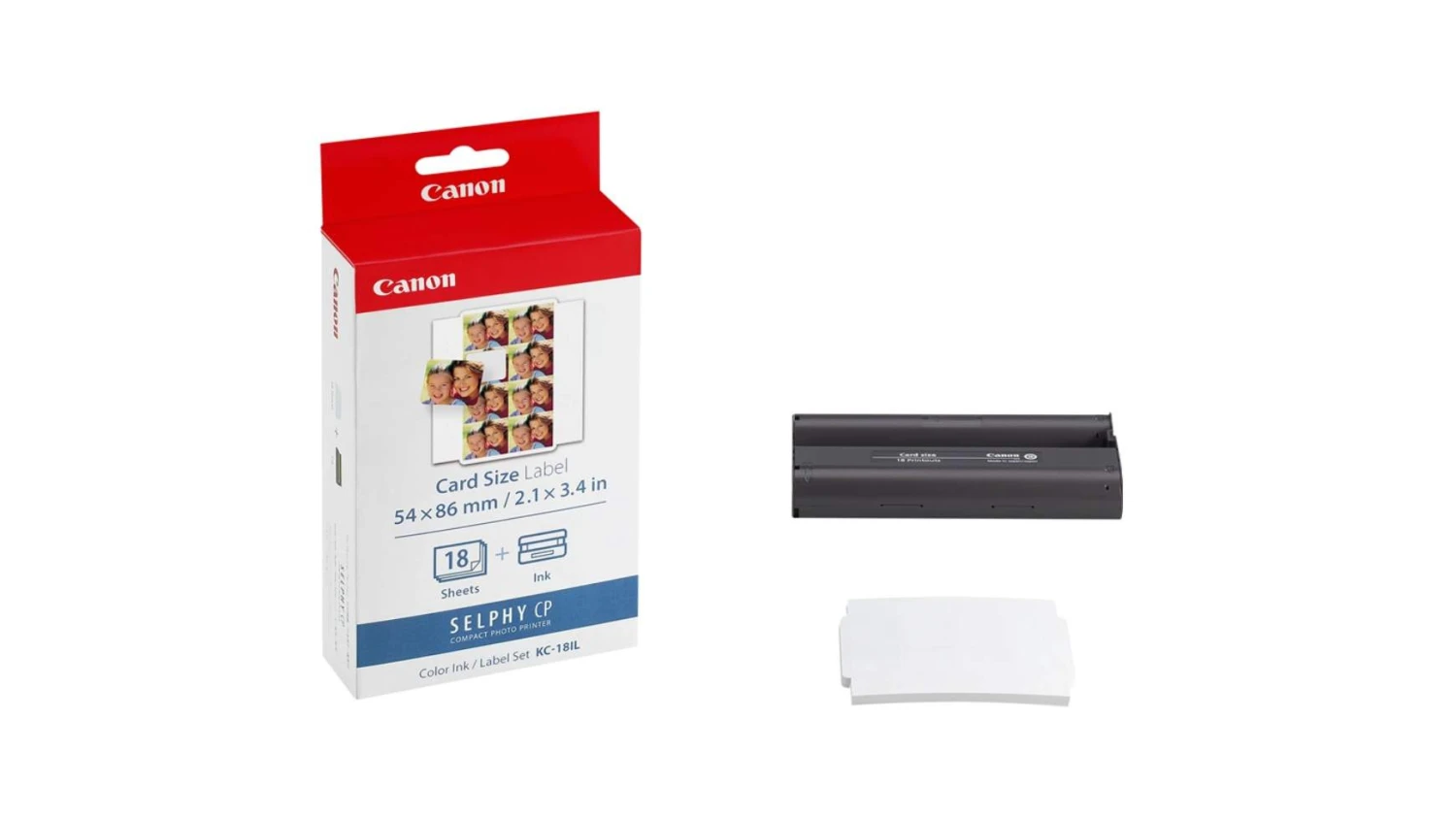 CANON Farbtinte/Kleberset 8,6x5,4cm