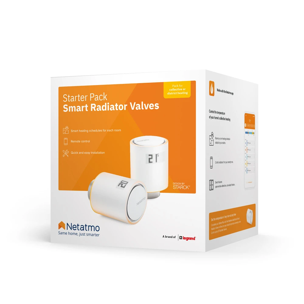 Netatmo Smarte Heizkörperthermostate Starterpaket DE