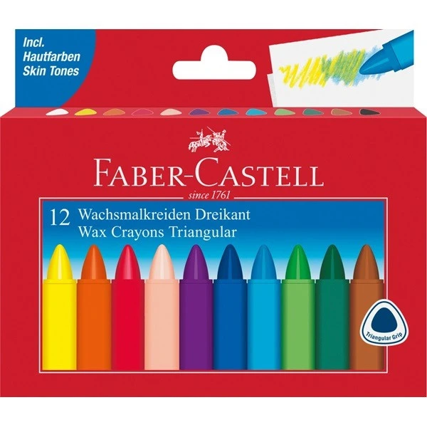FABER-CASTELL Craie à dessin grasse 12 pcs.