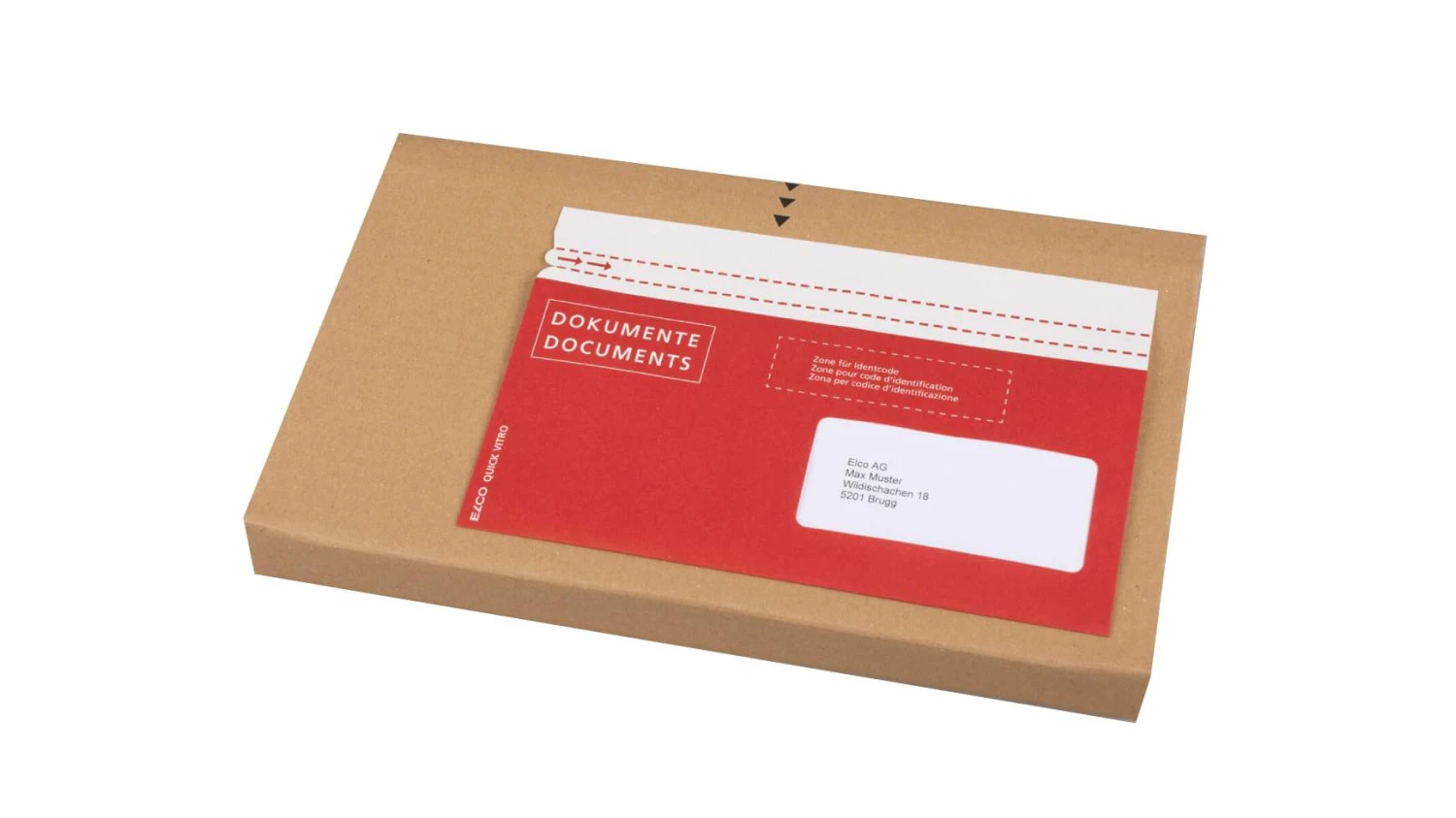 ELCO Quick Vitro Papier C5/6 "Dokumente", Fenster rechts
