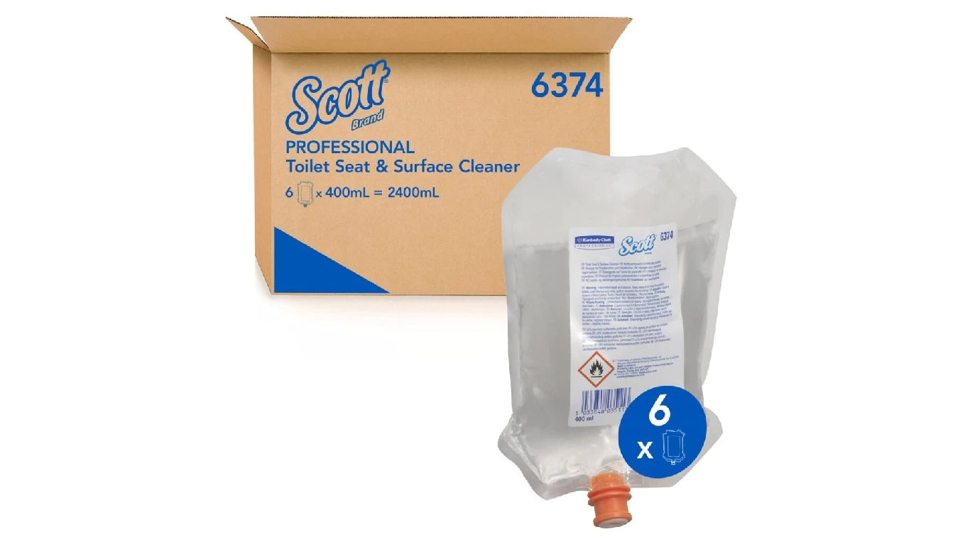 SCOTT Nettoyant de siège de WC 6 x 400 ml