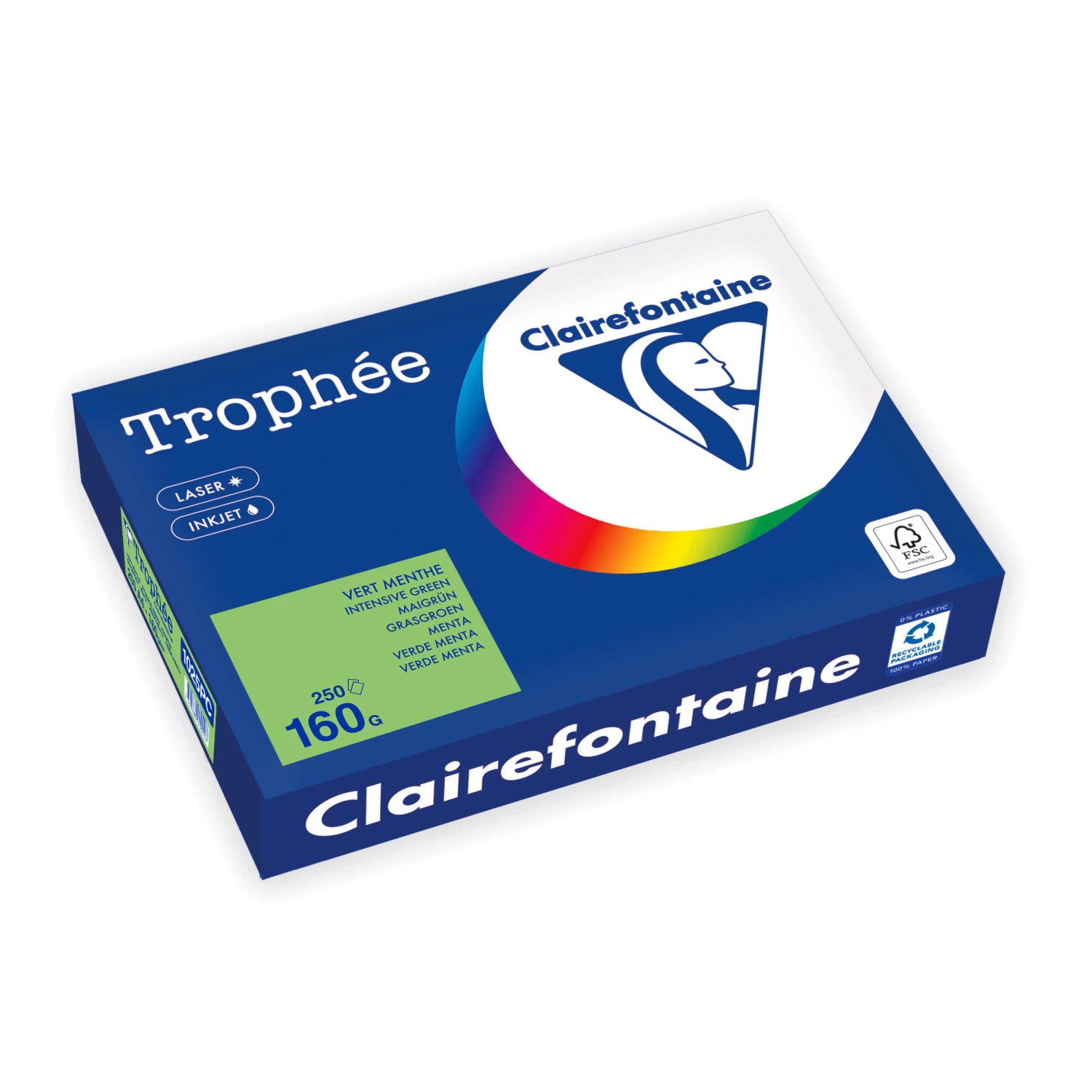 CLAIREFONTAINE Kopierpapier Trophée Intensiv A4, 160 g/m², 250 Blatt