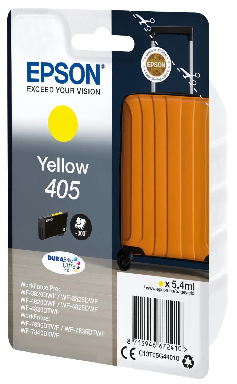 EPSON Tintenpatrone 405 yellow