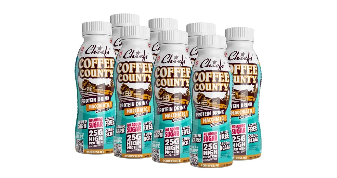 CHIEFS Protein Drink Coffee County 8 x 330 ml