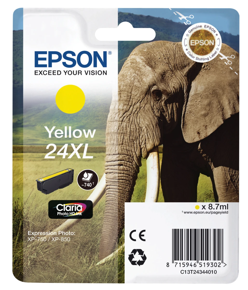 EPSON 24XL Cartouche d'encre jaune