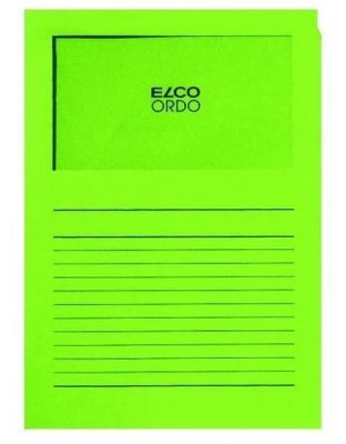 ELCO Ordo Classico avec lignes, vert intense, paquet de 100 pièces