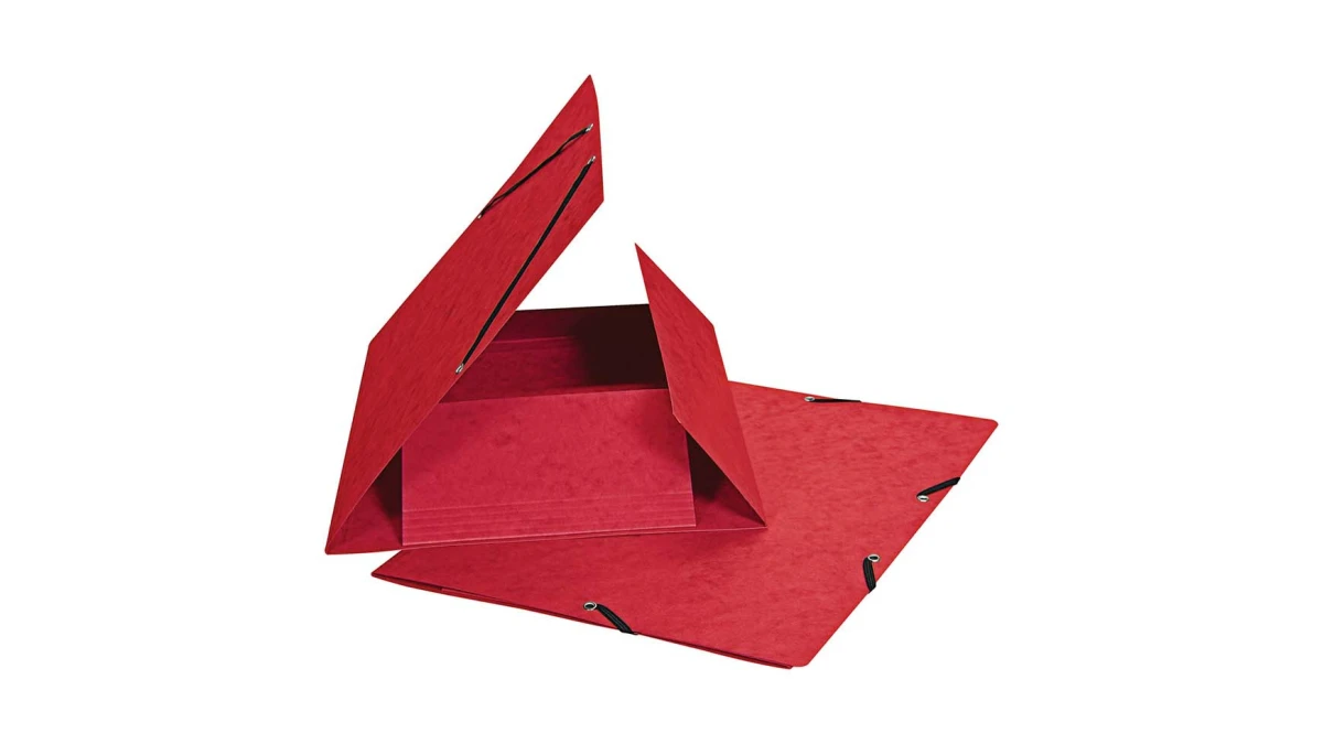 Biella Gummibandmappe, rot