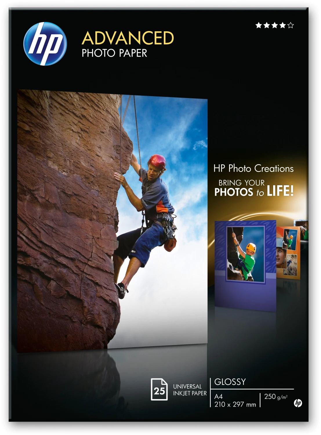 HP Q5456A Advanced Glossy Fotopapier A4