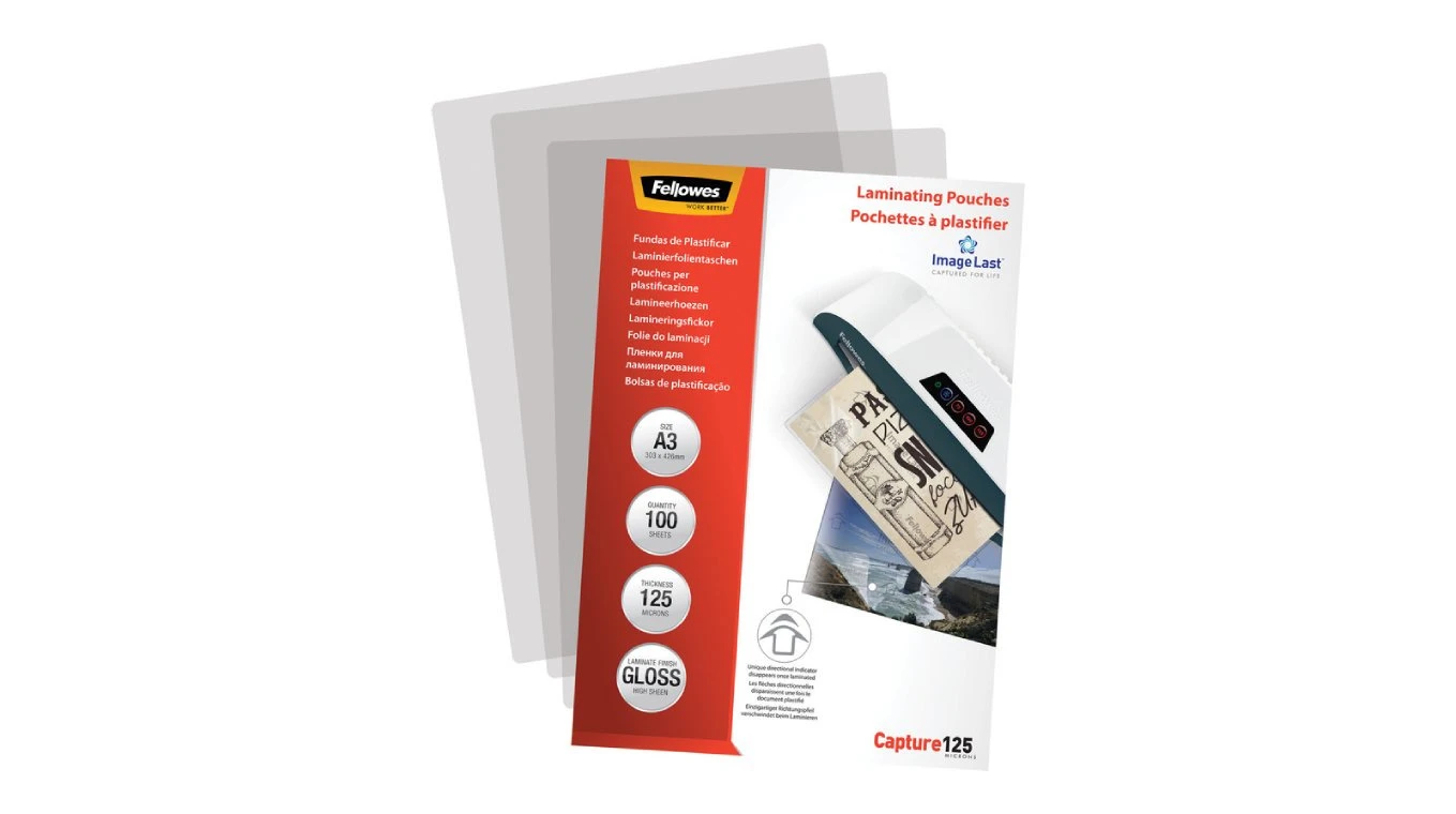 FELLOWES Capture 125 Laminierfolien A3, 125 my