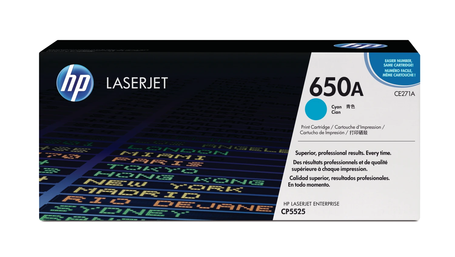 HP Toner-Modul 650A cyan