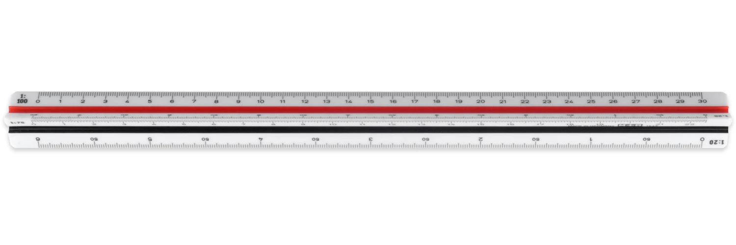 M+R Dreikantmassstab 30 cm - Berufschule