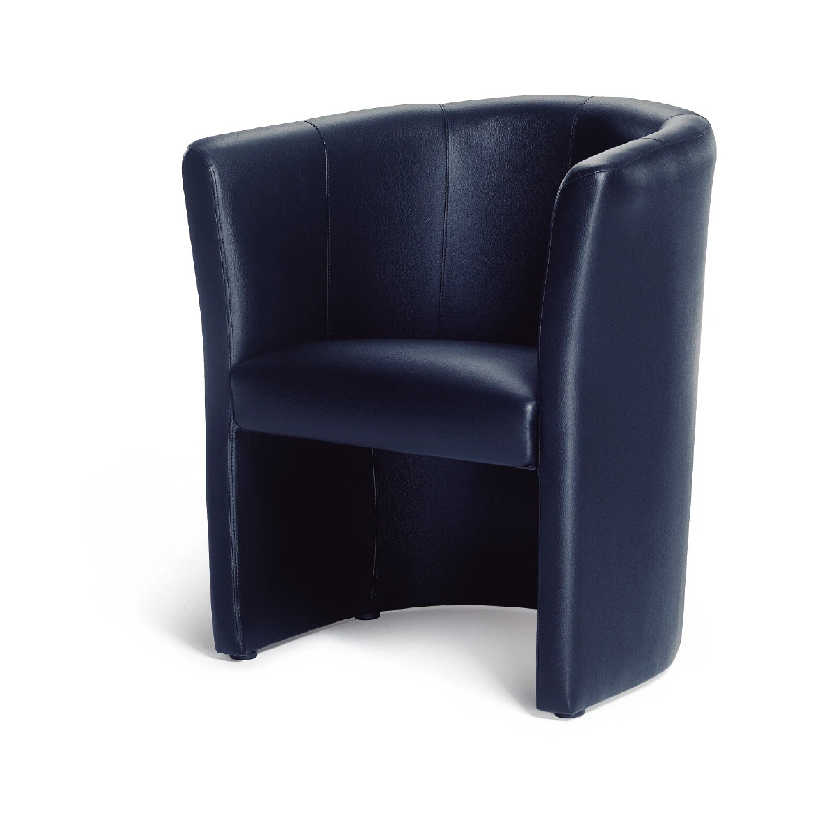 Meubles de réception Fauteuil club Revêtement cuir synthétique noir