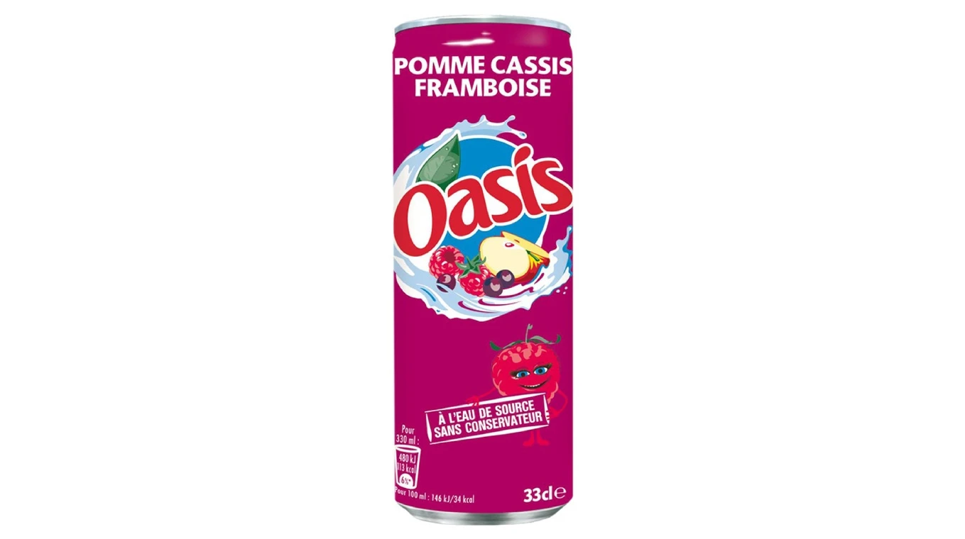 OASIS Apfel Himbeere 24 x 330 ml
