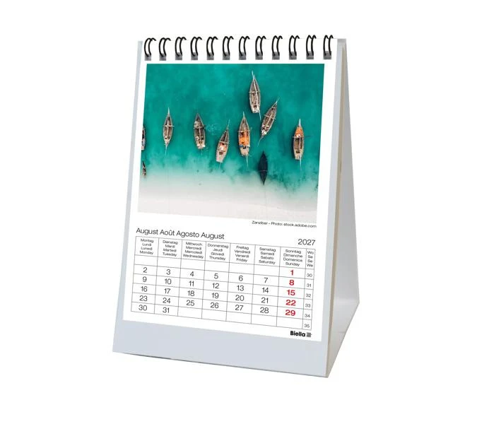 BIELLA Pultkalender Desktop Imago Format 10,5 x 14.8  cm