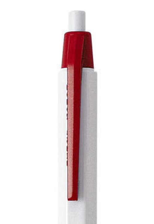 Caran D'Ache stylo à bille rétractable jetable 825 encre rouge