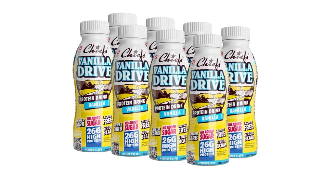 CHIEFS Protein Drink Vanilla Drive 8 x 330 ml