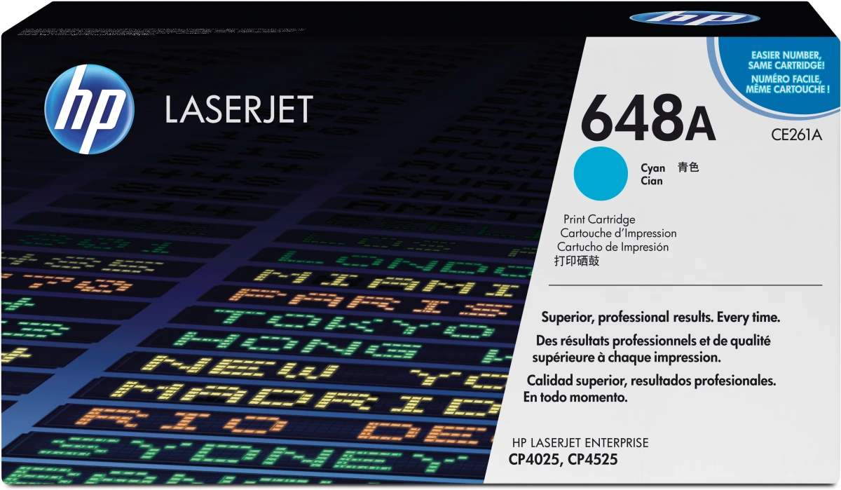 HP 648A Cartouche toner cyan