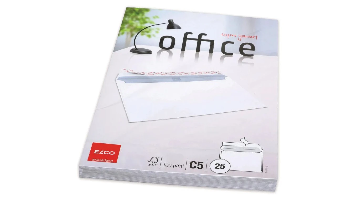 ELCO Enveloppe Office C5, sans fenêtre 25 pcs.