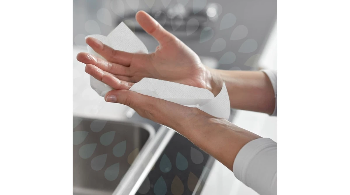 KLEENEX Essuie-mains en papier Ultra pliage V, 2 couches, blanc
