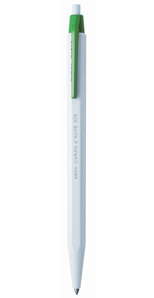 Caran D'Ache stylo à bille rétractable 825 encre verte
