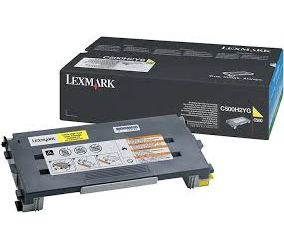 LEXMARK C500H2YG Toner HY, gelb