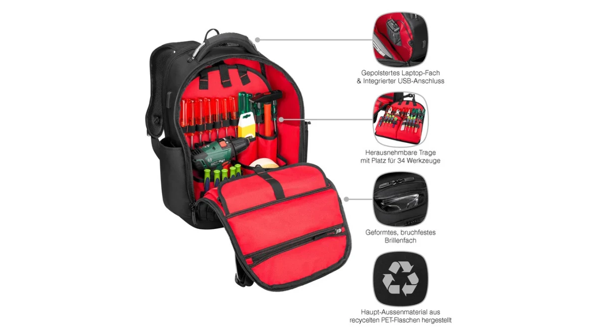 WENGER Tool Backpack PROFESSIONAL 653722