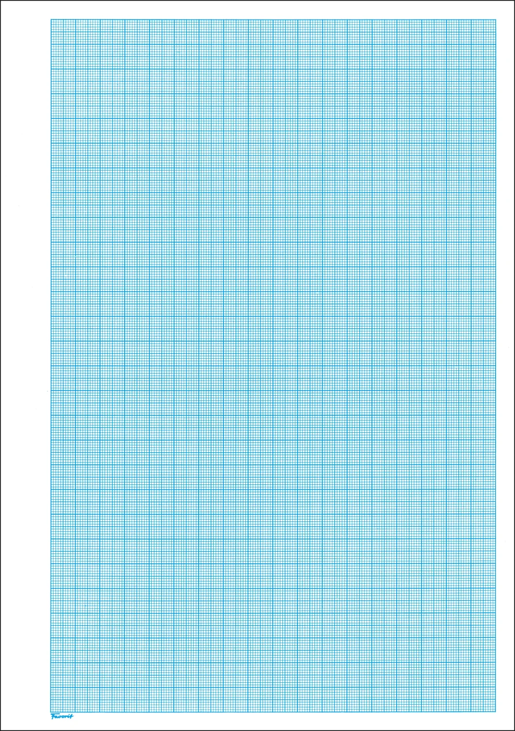 FAVORIT Block A4, 80 g/m2 - 50 Blatt