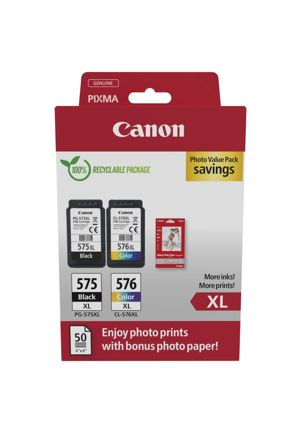 CANON Photo Value Pack XL BKCMY