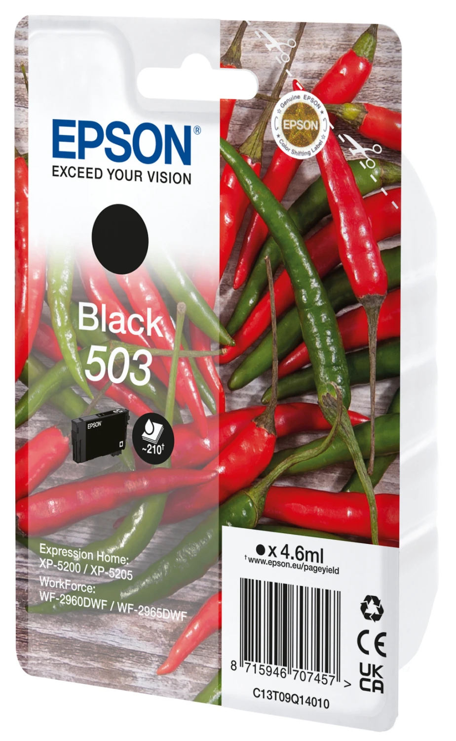 EPSON Tintenpatrone 503 schwarz