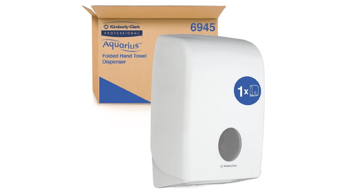 KIMBERLY-CLARK Distributeur de serviettes en papier Aquarius Interfold
