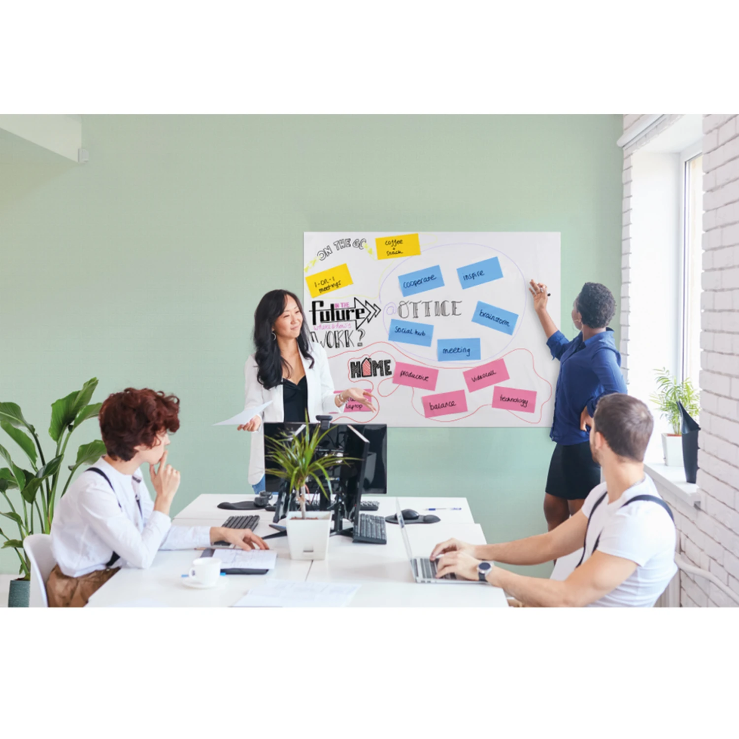 LEGAMASTER Magic-Chart Whiteboard Folie 90 x 120 cm