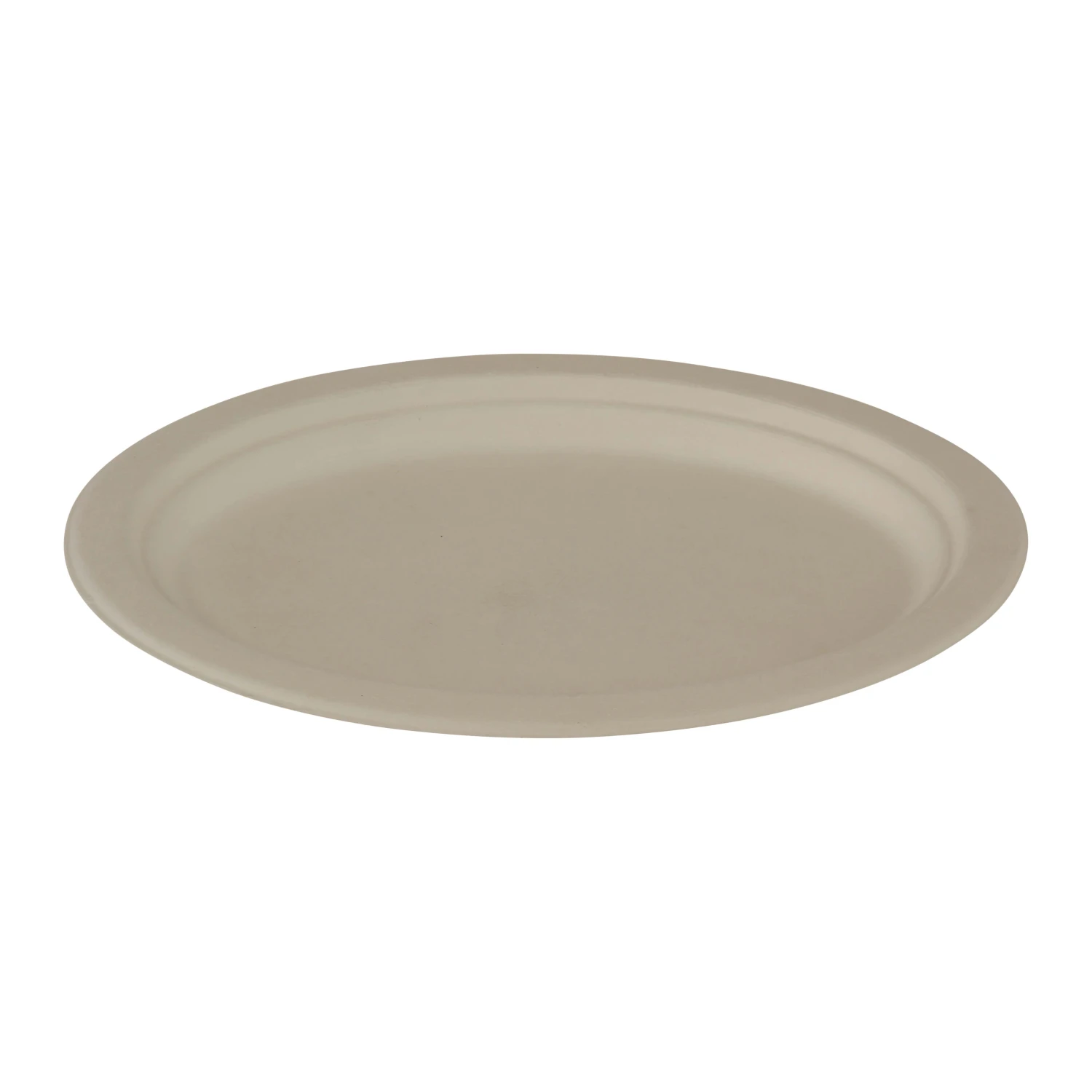 Assiettes jetables ovales, 50 pièces