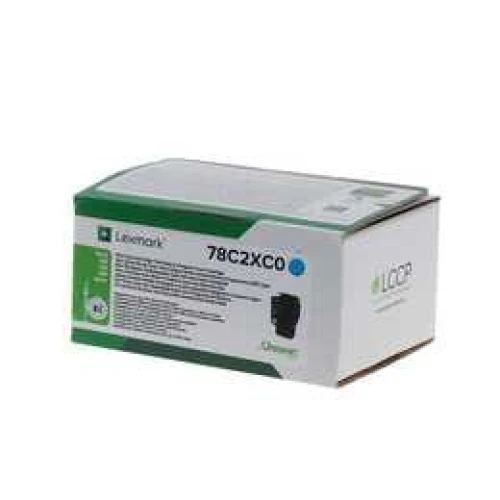 LEXMARK 78C1XC0 return-toner cartridge Cyan extra high yiel 78C2XC0