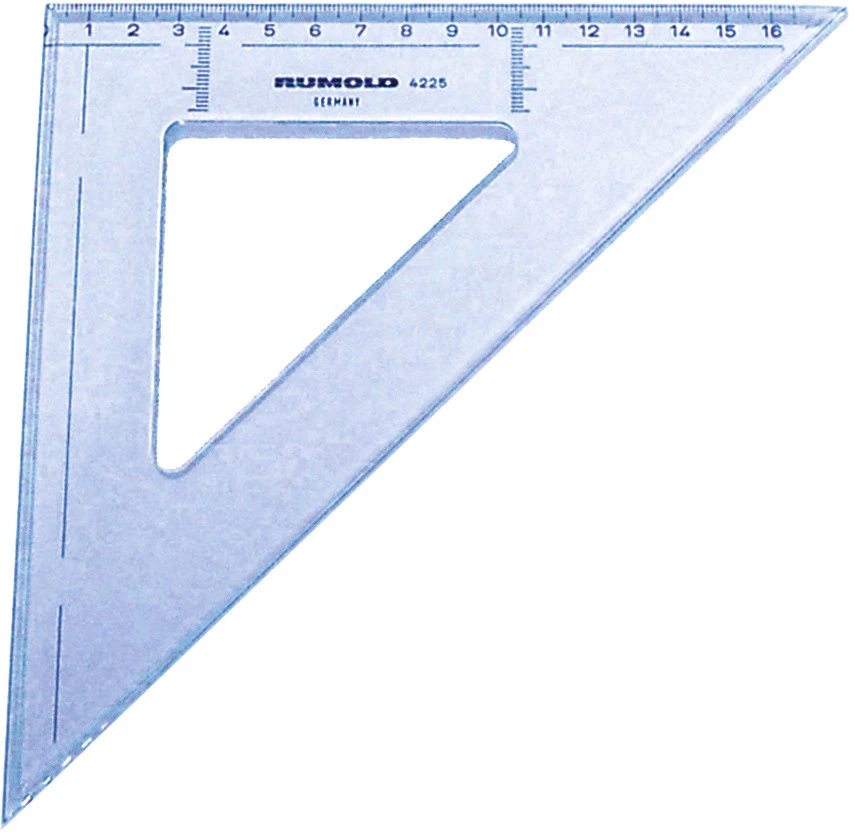 RUMOLD Equerre à dessin 16cm