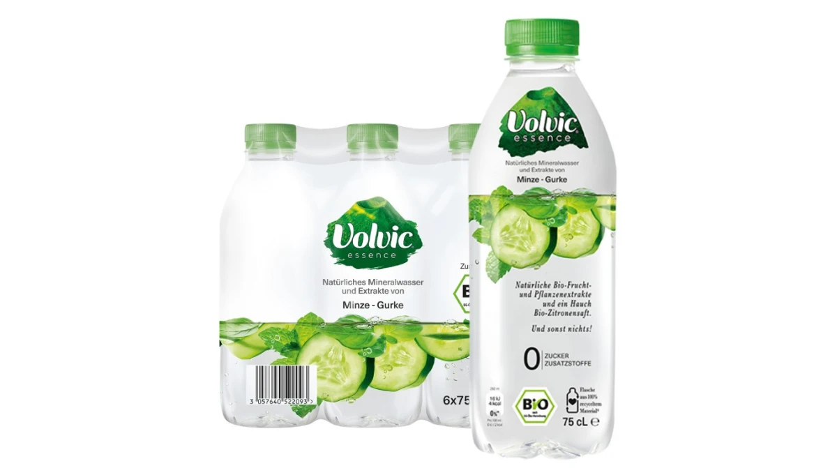 VOLVIC Essence Menthe Concombre 6 x 7.5 dl