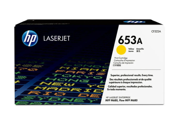 HP 653A Cartouche toner jaune