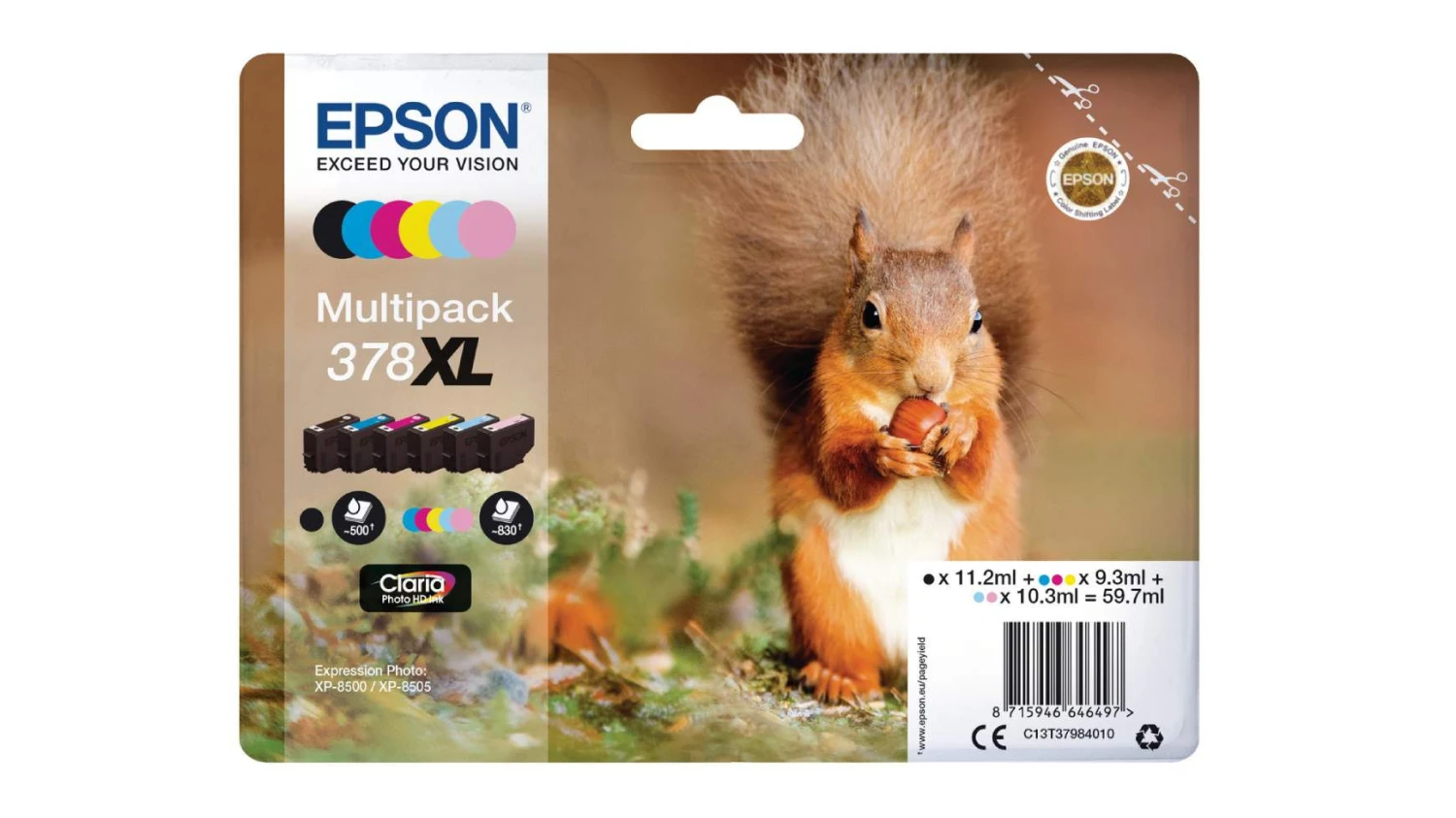 EPSON Multipack Tinte 378XL 6-color