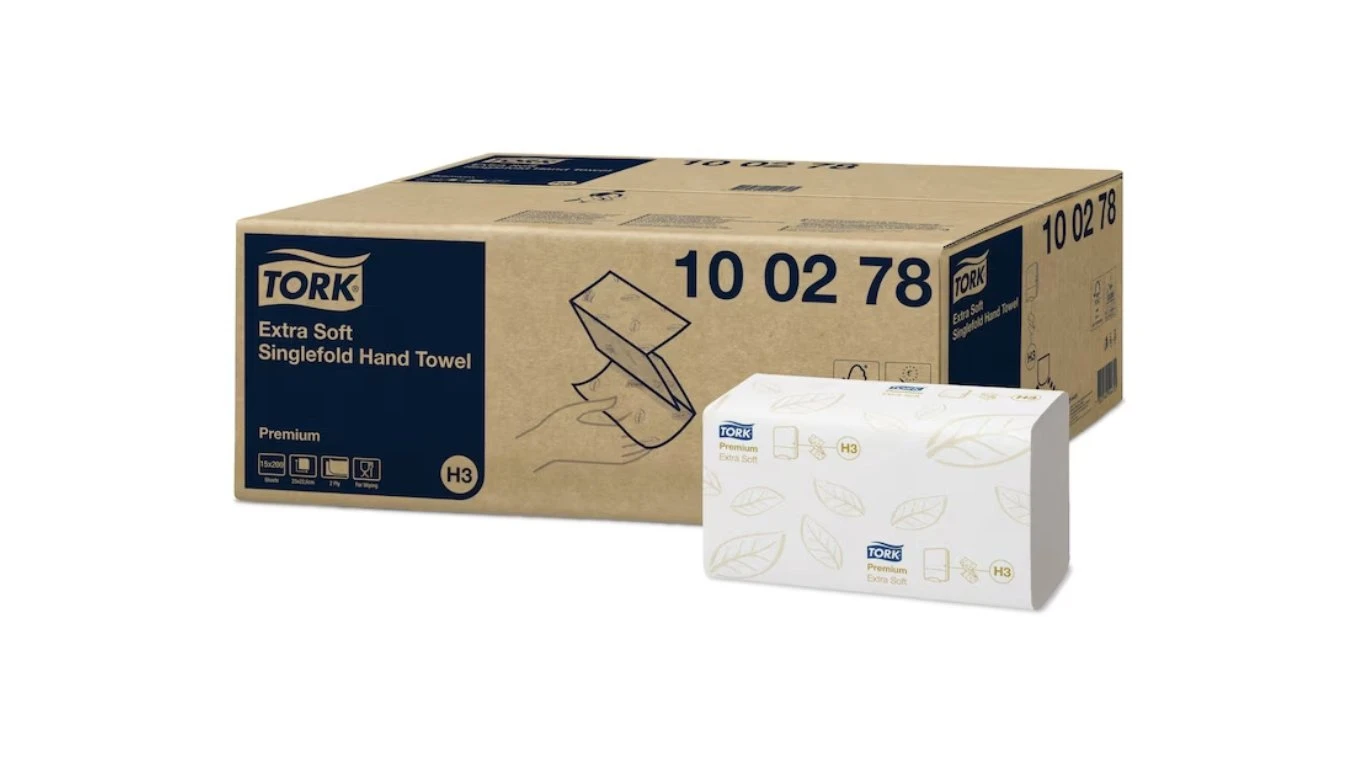TORK Papierhandtücher Premium V-Falz, 2-lagig, weiss
