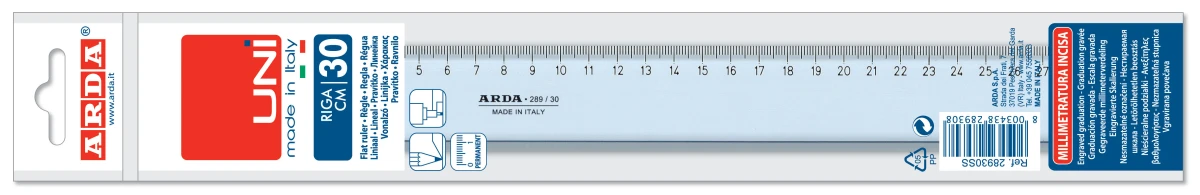 ARDA Règle UNI 30cm