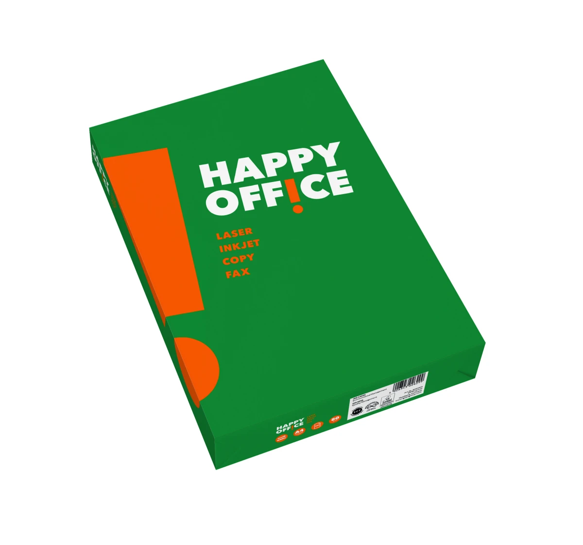 HAPPY OFFICE Papier copieur A4, 80 g/m², 500 feuilles