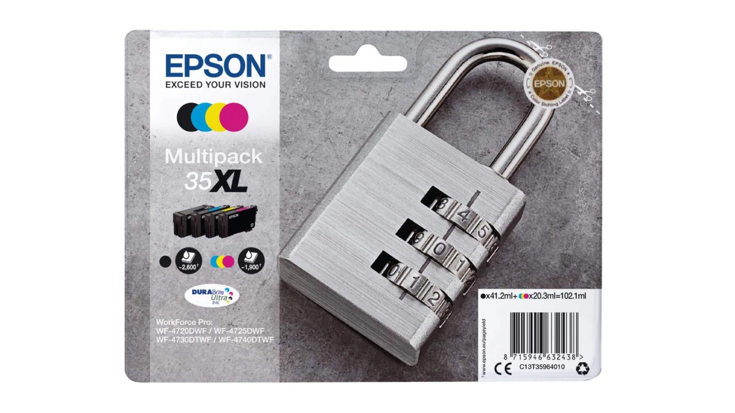 EPSON 35XL Cartouches d'encre Multipack CMYB