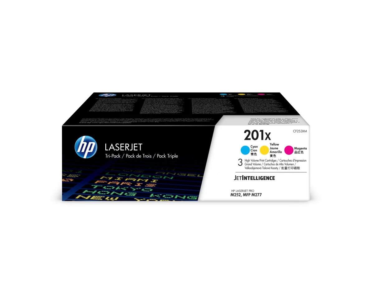 HP 201X Cartouche toner CMY Original (CF253XM)