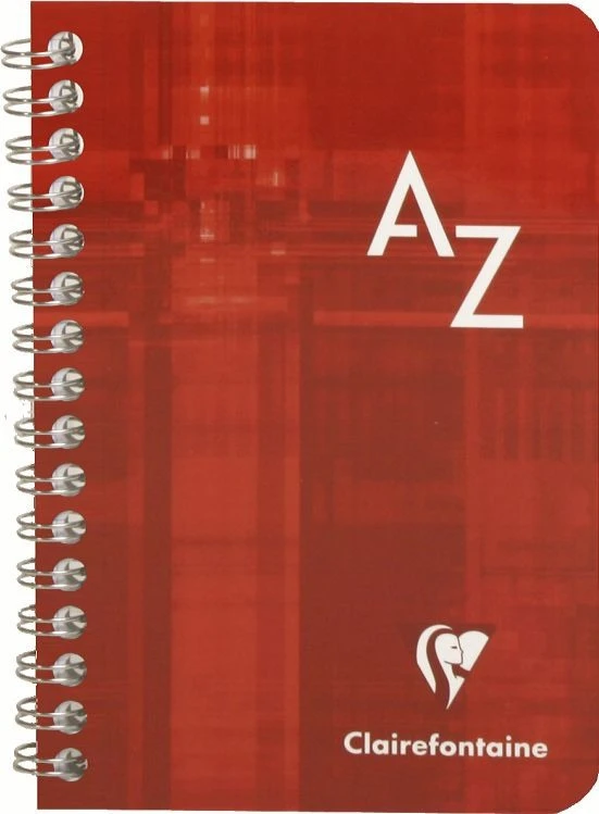 CLAIREFONTAINE Carnet spirale assorti. 9,5 x14cm