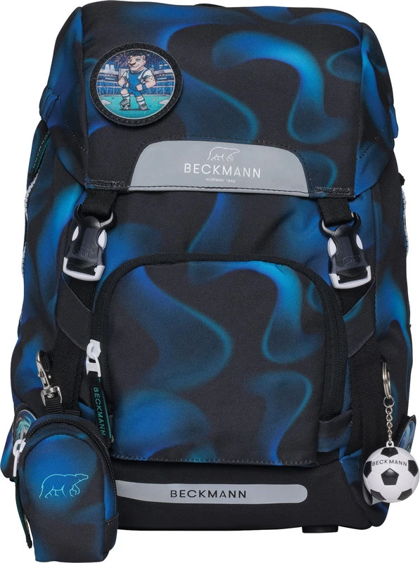 BECKMANN Schulrucksack Classic mit Wendetasche
