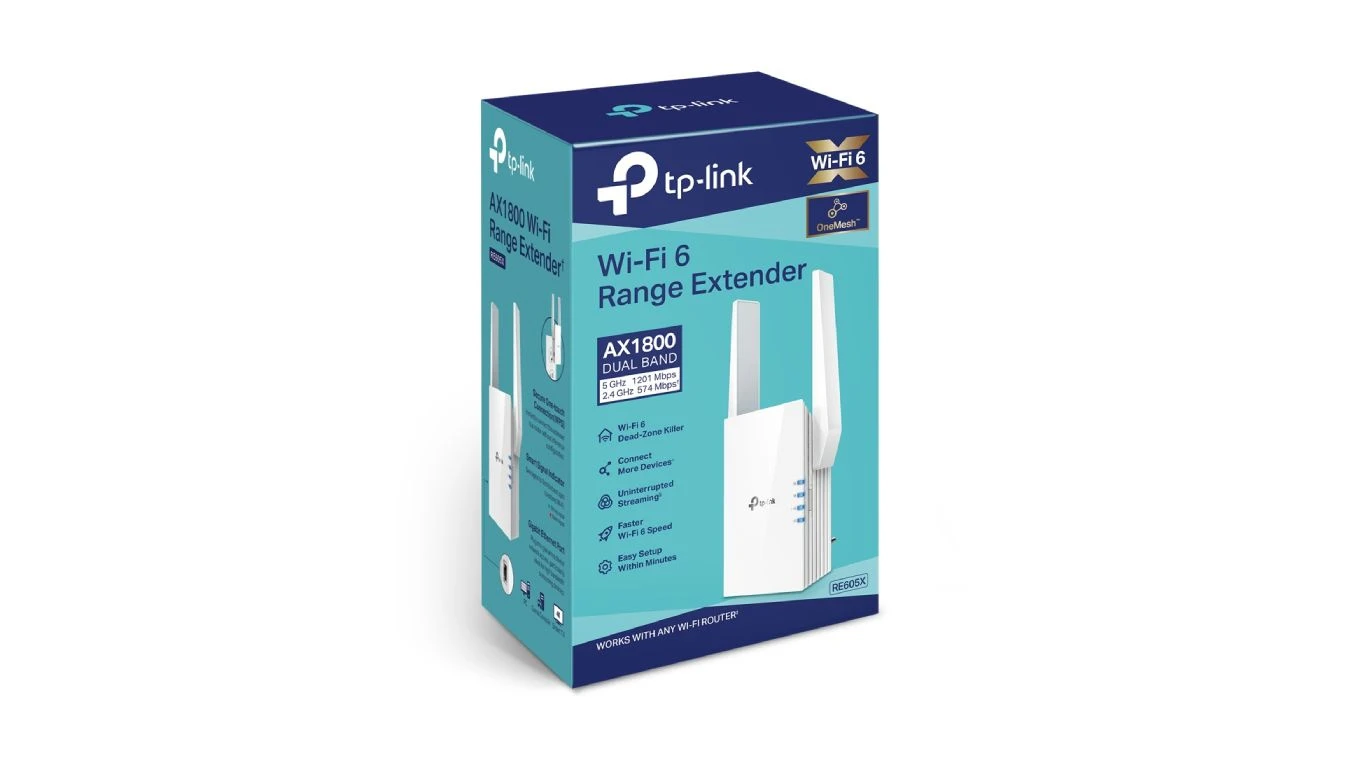 TP-LINK RE605X AX1800 Dualband Répéteur Wi-Fi