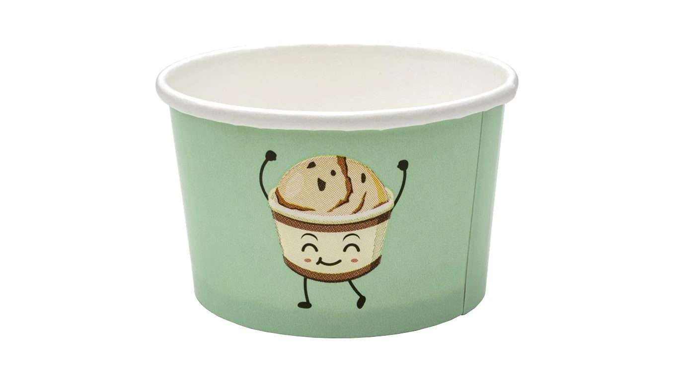 Glacebecher mit Druck 100 ml, 50 Stück